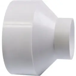Genova Schedule 40 PVC DWV Reducing Coupling – For Drain, Waste, and Vent Systems