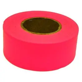 Glo Pink Flagging Tape – 150-Foot Roll