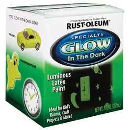 Glow-in-the-Dark Interior Latex Paint – Half-Pint Container