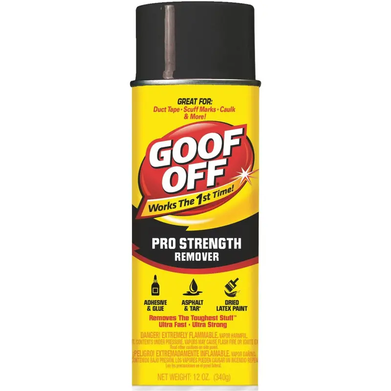 Goof Off Pro Strength Dried Paint Remover – 12 oz Aerosol