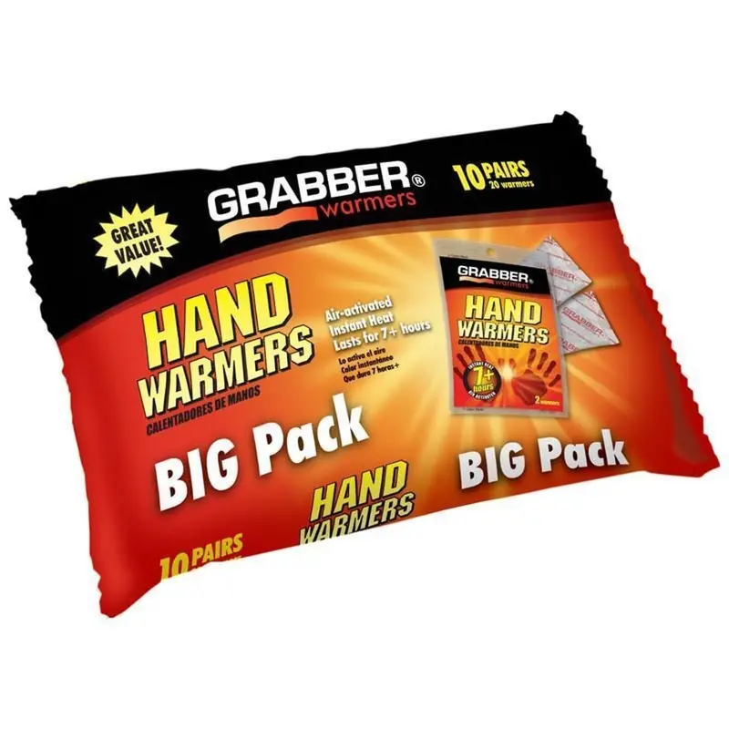 Grabber Premium Hand Warmers – Single-Use, Fast-Activating Heat