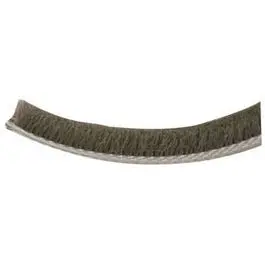 Gray Pile Weatherstrip Tape (1/4″ x 18 Feet) for Doors and Windows