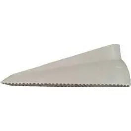 Gray Rubber Floor Door Stop – 6-Inch Wedge Style for Hard Surfaces