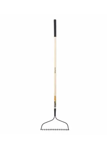 Green Thumb Bow Rake with Traditional Wood Handle
