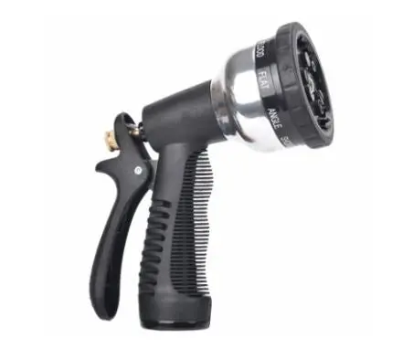 Green Thumb Premium Metal Spray Nozzle — 10 Adjustable Watering Patterns