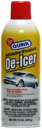 GUNK Windshield De-Icer – 12-Ounce Professional-Grade Formula