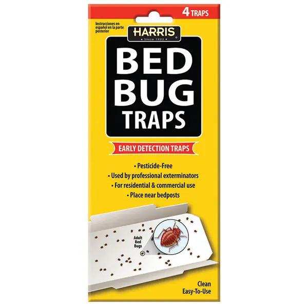 Harris Bed Bug Detection Traps – 4-Pack Pest Monitoring System