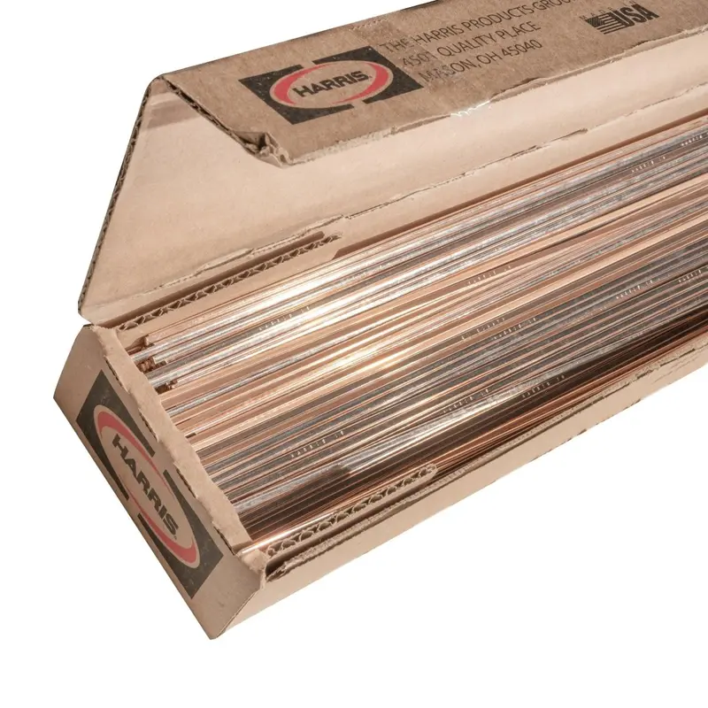 Harris Stay-Silv 5 Phos-Copper Brazing Rod – 0.050" × 1/8" (1.3 × 3.2 Mm), 25 Lb Box – 5620F 1