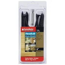 Headlok Wood Screws – 6-Inch, Heavy-Duty, 12-Pack
