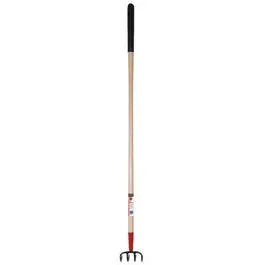 Heavy-Duty 4-Tine Cultivator with Ergonomic Cushion Grip