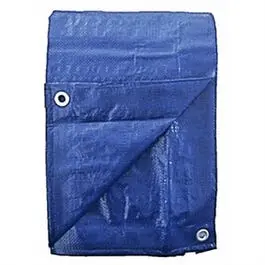 Heavy-Duty Blue Polyethylene Tarp – 10 ft x 20 ft