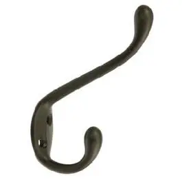 Heavy-Duty Oil-Rubbed Bronze Coat Hook – 35-Pound Capacity