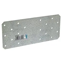 Heavy-Duty ZMAX Tie Plate – 3 in. x 7 in. Reinforced Steel Connector