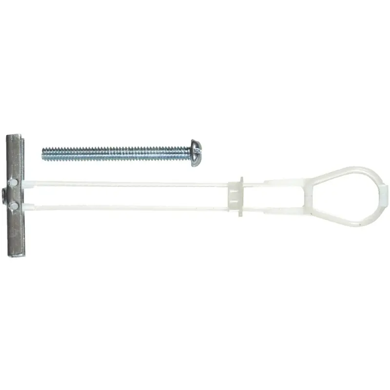 Hillman 1/4″ Plastic Strap Toggle Anchor – 2-Pack for Lightweight Drywall Mounting