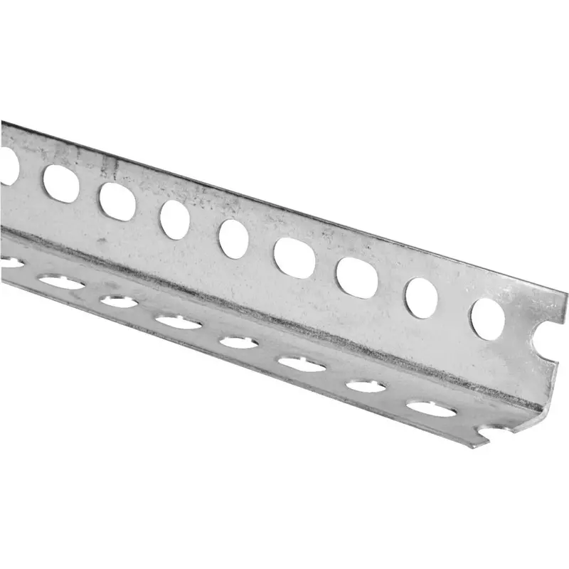 Hillman Steelworks 1-1/4″ Galvanized Slotted Angle – 3-Foot Strip