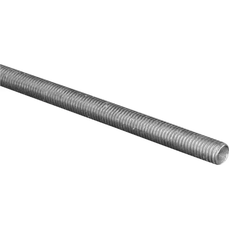 HILLMAN Steelworks 1/4-Inch Diameter x 2-Foot Threaded Steel Rod