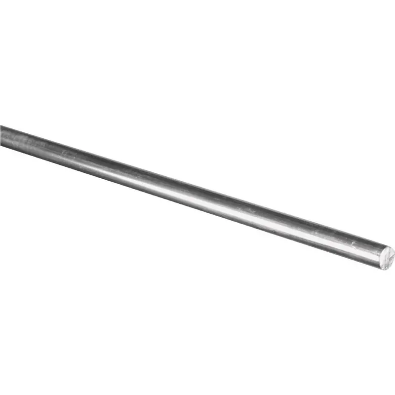 Hillman Steelworks Solid Aluminum Rod: 3/8″ Diameter x 3 Feet