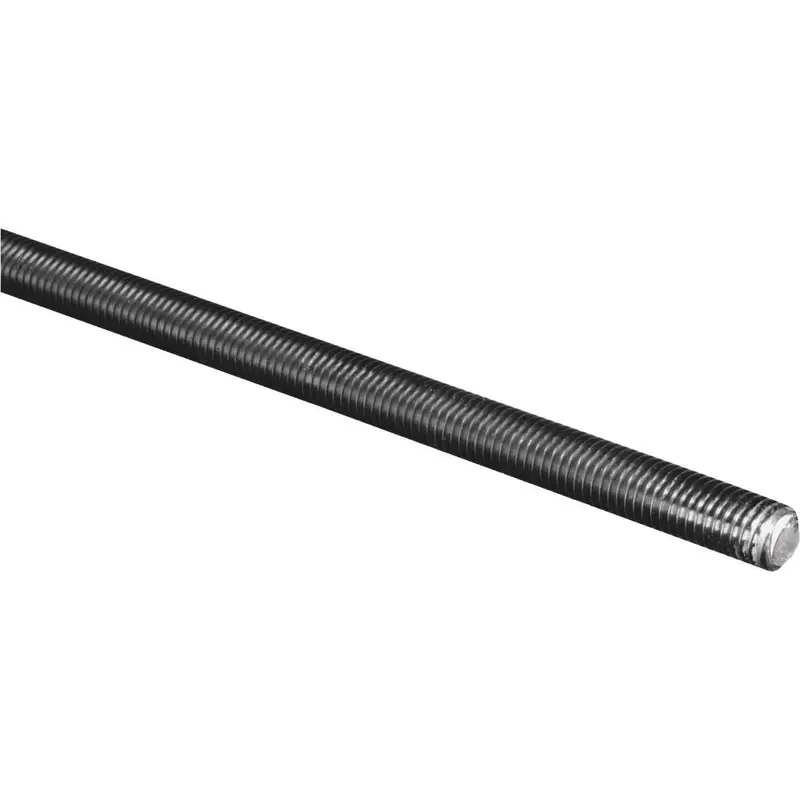 Hillman Steelworks Stainless Steel Threaded Rod – 1/2″ Diameter × 3 ft