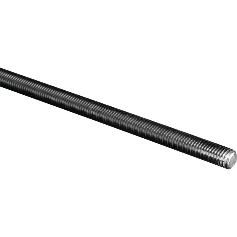 HILLMAN Steelworks Stainless Steel Threaded Rod – 5/16-Inch × 3 Feet