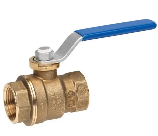 Homewerks Worldwide Brass FPT Ball Valve – Full Port, Lead-Free Construction