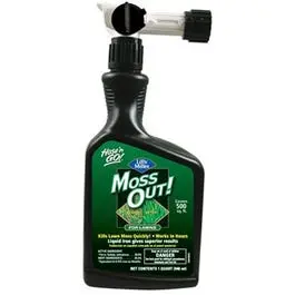 Hose ‘N Go Moss Out Granular Lawn Treatment – Covers 500 Sq. Ft.