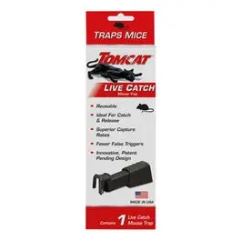 Humane Live-Catch Mouse Trap for Indoor Use
