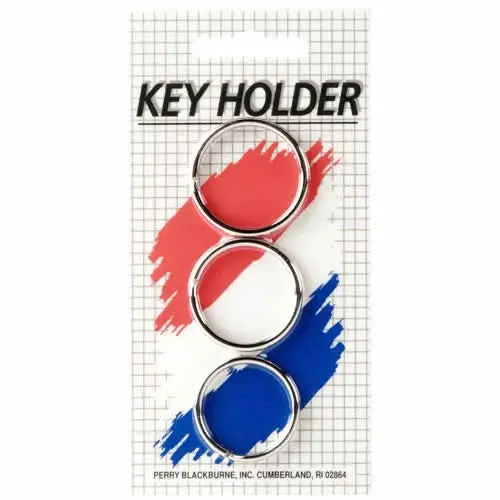 Hy-Ko KC228 Split Key Rings – 4-Pack