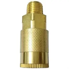 I/M Industrial 3/8-Inch to 1/4-Inch MNPT Pipe Coupler for High-Pressure Applications