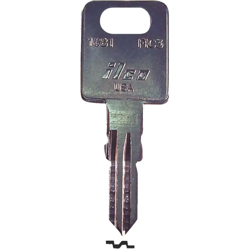 ILCO FIC Nickel-Plated RV Key Set – 10-Pack