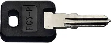 ILCO FIC1-P Black Key Blank – Standard Flat Key