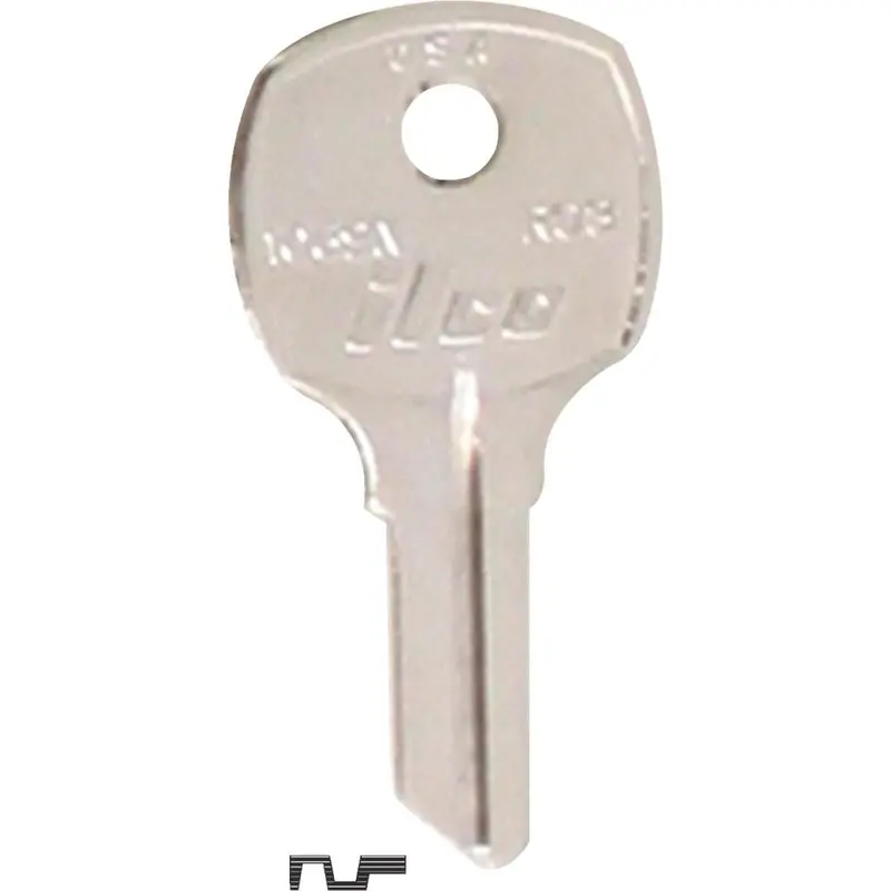 ILCO RO3 Nickel-Plated File Cabinet Keys – 10-Count Replacement Set