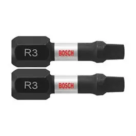 Impact-Tough #3 Square Power Bit – 1-Inch, 2-Pack