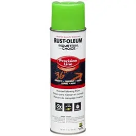 Industrial Choice Fluorescent Green Line Marking Paint – 17 oz Aerosol