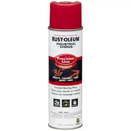Industrial Choice Inverted Safety Red Line Marking Spray – 17-Ounce Can