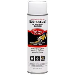 Industrial Choice White Striping Spray Paint – 17 oz, Inverted Can