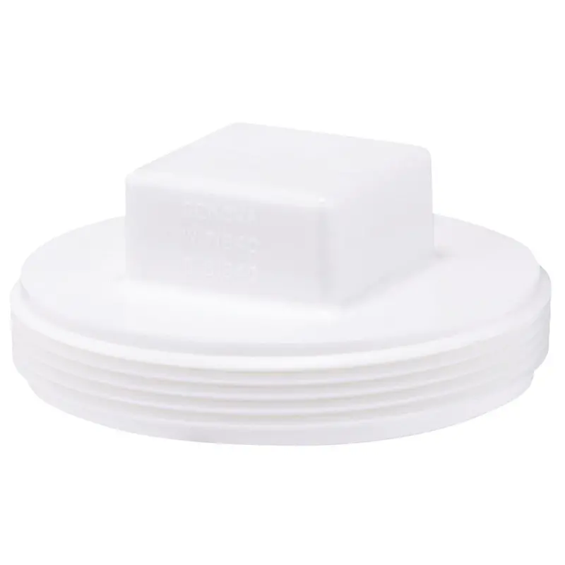 IPEX Canplas 4-Inch PVC Square Head Plug – Schedule 40 Solvent-Weld Fitting