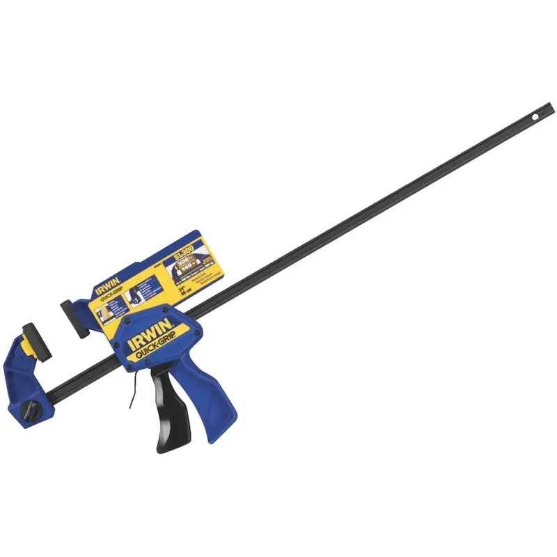 Irwin Quick-Grip 24-Inch One-Hand Bar Clamp (3-1/4″ Jaw Width)
