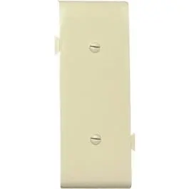Ivory Blank Center Sectional Nylon Wall Plate – No Devices