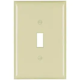Ivory Oversized Single-Toggle Wall Plate – Decorative & Durable