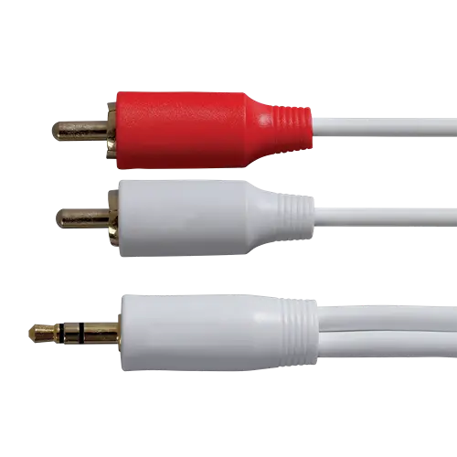 Jensen 3.5mm Stereo Audio Adapter Cable for MP3 Players and Portable Devices