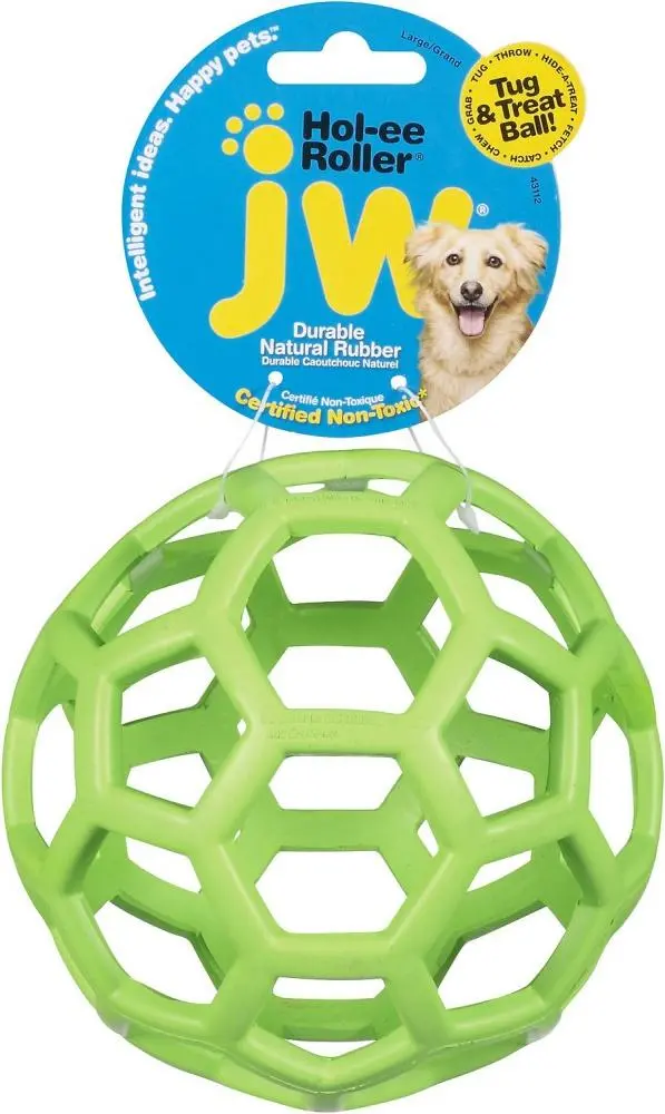 JW Pet Hol-ee Roller Interactive Chew Toy for Dogs