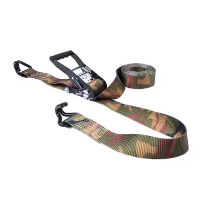 Keeper Woodland Camo Ratchet Tie-Down Strap – Heavy-Duty Securing System