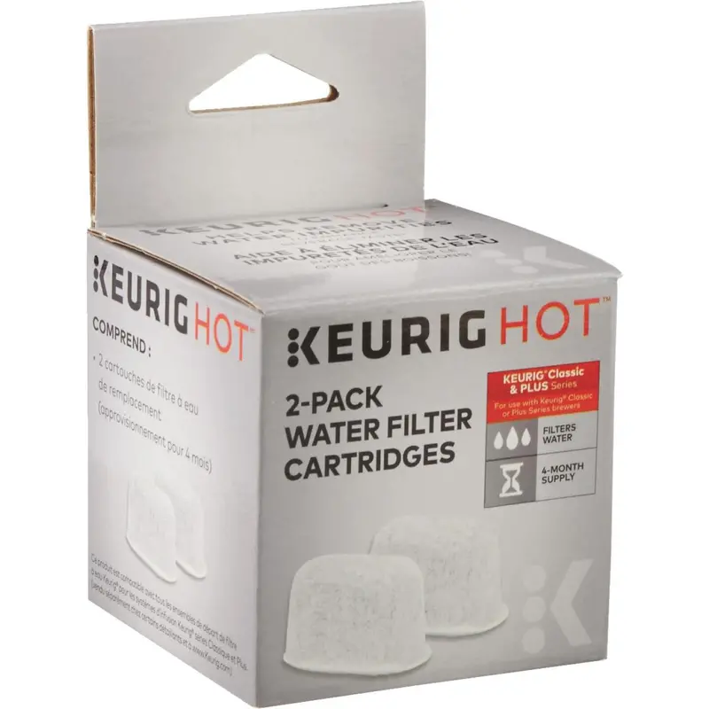 Keurig Water Filter Cartridges Compatible with Keurig and Keurig 2.0 Brewers (2-Pack)