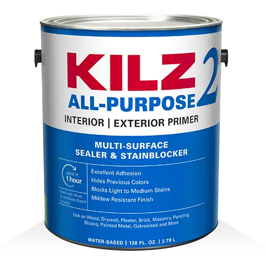 KILZ 2 All-Purpose Primer – Interior & Exterior Surface Sealer