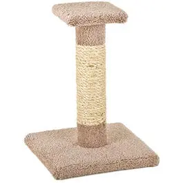 Kitty Cactus Scratching Post – 18-Inch Tall with Natural Rope and Topper