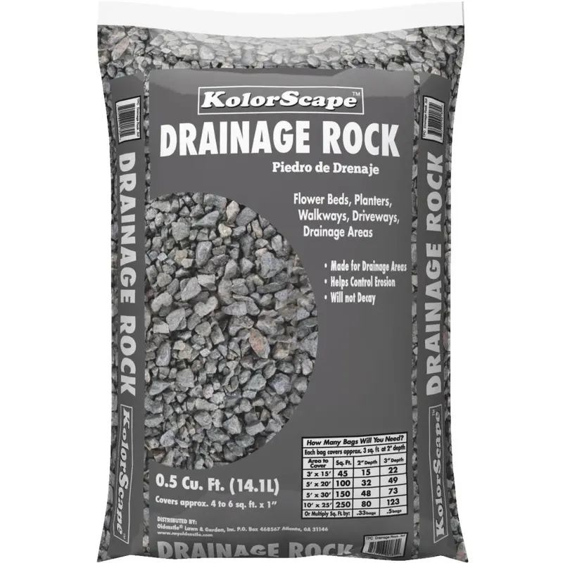 KolorScape Drainage Rock – 0.5 Cu. Ft. Landscape Gravel