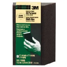 Large Flexible Angled Sanding Sponge – Fine Grit, 4-7/8″ × 2-7/8″ × 1″