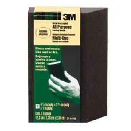 Large Flexible Angled Sanding Sponge – Medium Grit, 4-7/8″ × 2-7/8″ × 1″