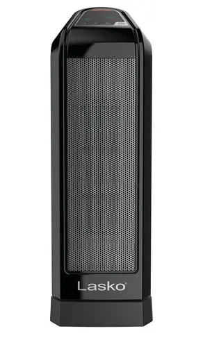 Lasko 1500W Ceramic Tower Heater – Remote-Controlled Space Warmer