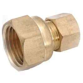 Lead-Free Brass 3/16″ Compression to 1/8″ FPT Adapter Fitting